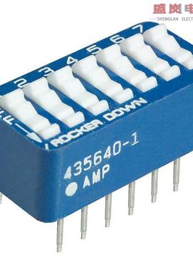原装正品5435640-1[SWITCH ROCKER DIP SPST 60MA 5V]
