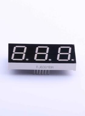 原装正品FJ8301BH[3位0.8英寸 共阳 红色 数码管]