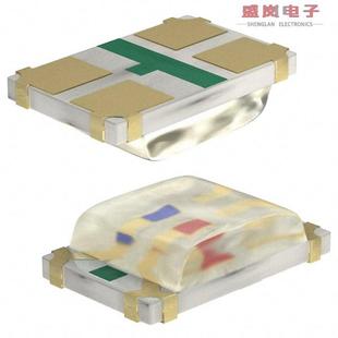 LED BLUE GREEN 原装 4SMD APHBM2012LVBDZGKC CLEAR 正品