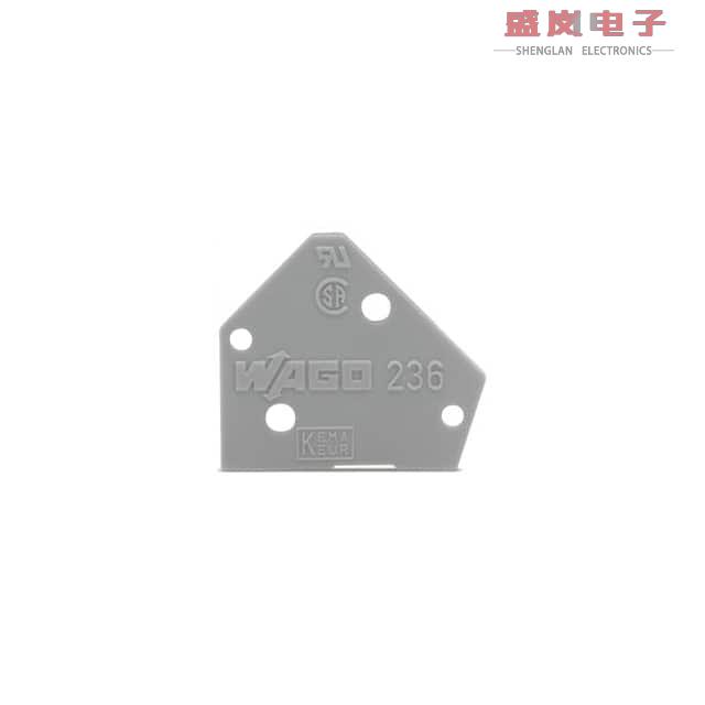 原装正品236-100[END PLATE; 1 MM THICK; SNAP-FIT]