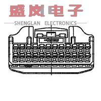 CONN 2.20MM 正品 40POS 1674312 HSG 原装 PLUG