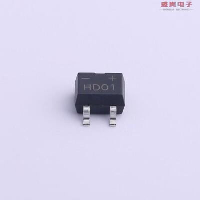 原装正品HD01[0.8A表面安装玻璃钝化桥式整流器VR=100V