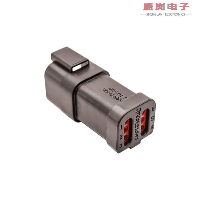 原装正品AT04-6P-EC01BLK[CONN RCPT 6POS 14-20AWG SI