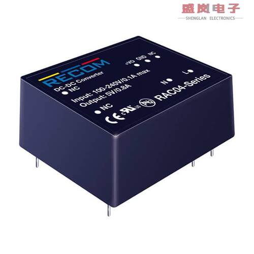 原装正品RAC04-05SA/277[AC/DC CONVERTER 5V 4W]