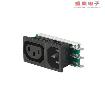 原装正品6424.0253.15[PWR ENT MOD RCPT IEC320-C14 PNL]