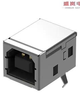 原装正品USB1030-GF-P-B-B[USB B SKT, TOP TH, R/A, G