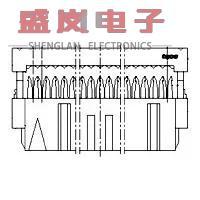 原装正品2-215919-0[CONN RCPT 20POS IDC GOLD]