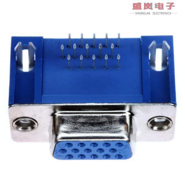 原装正品1734344-1[CONN D-SUB HD RCPT 15P R/A SLDR]