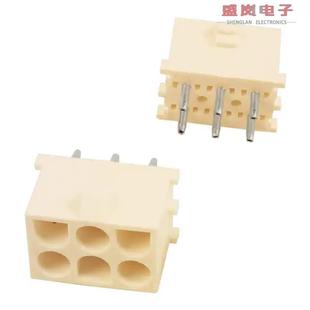 CONN 6.35MM 正品 6POS 350431 VERT 原装 HEADER