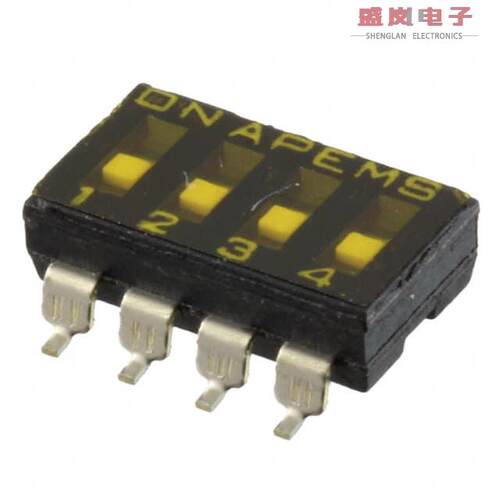 原装正品DMR04TTR[SWITCH SLIDE DIP SPST 25MA 24V]