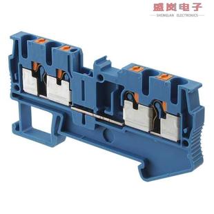 FEED 3209581 26AWG THRU BLK TERM CONN 正品 原装