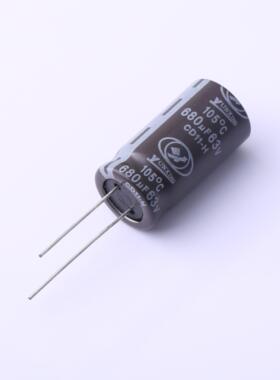 原装正品ECH1JM681K25OTZO[直插铝电解电容 20% 63V 1.