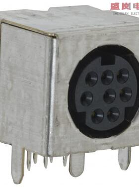 原装正品5749267-1[CONN RCPT FMALE MINI DIN 8P SLDR]