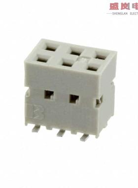 原装正品89898-303ALF[CONN RCPT 6POS 0.1 GOLD SMD]