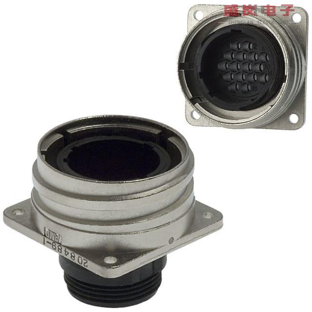 原装正品208489-1[CONN RCPT HSNG MALE 16POS PNL MT]