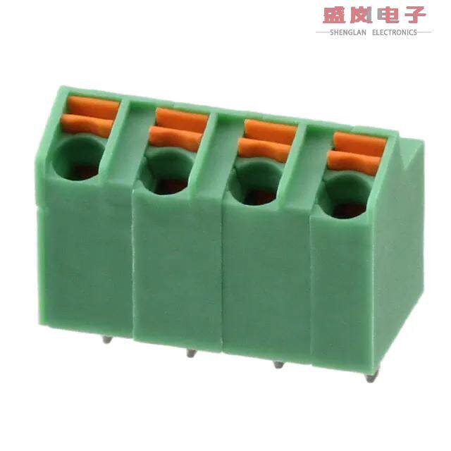 原装正品1752230[TERM B 4POS 25DEG 5MM PCB]