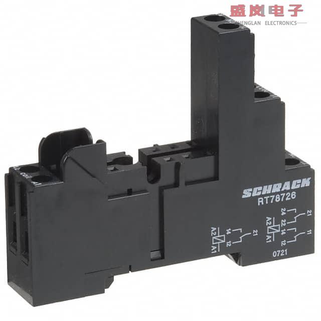 原装正品6-1415035-1[RELAY SOCKET 8 POSITION DIN RAIL]