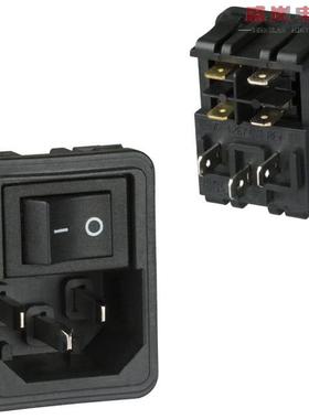 原装正品1609112-8[PWR ENT MOD RCPT IEC320-C14 PNL]