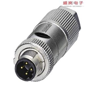 CONN PLUG IDC 正品 GOLD 1411066 4POS 原装 MALE