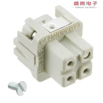 原装正品09200032711[INSERT FEMALE 3POS+1GND SCREW]