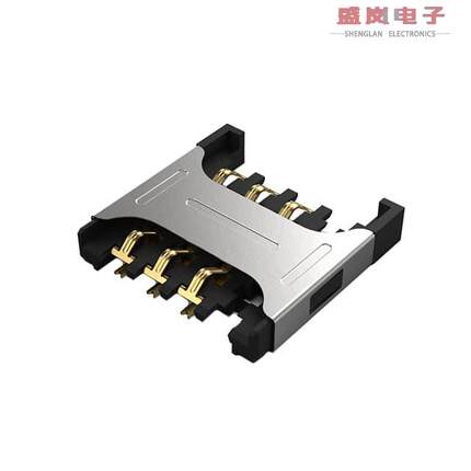 原装正品SIM7050-6-0-00-A[ SIM PUSH-PULL, 6P, SMT, 2.]