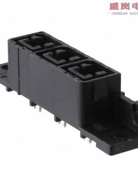 原装正品556881-3[CONN RCPT 3POS 11.18MM PCB SLDR]