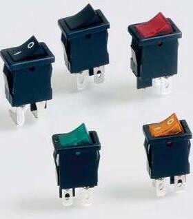 原装正品R1973BBLKGILFF1[翘板 9A 125VAC DPST Fa