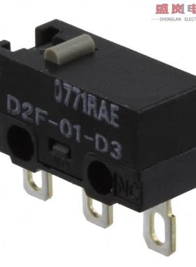 原装正品D2F-01-D3[SWITCH SNAP ACT SPDT 100MA 30V]