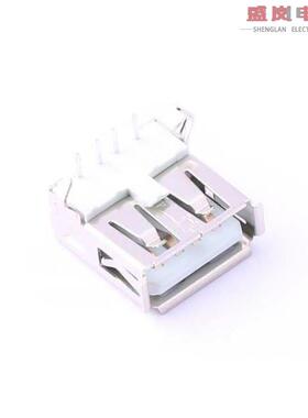 原装正品USB-302-T[Type-A 母座 弯插 普通内扣]