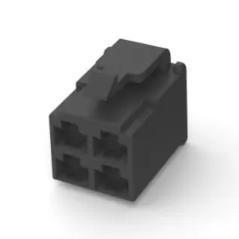 原装正品172134-2[CONN RCPT HSG 0.25 4POS BLACK]