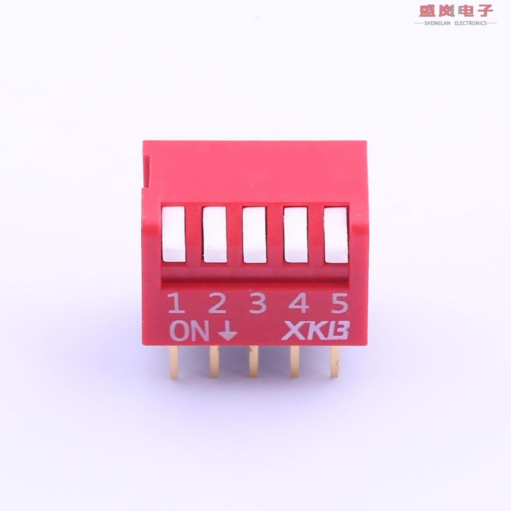 原装正品DPL-05RP[拨码 间距2.54mm 5位 直插 琴键侧拨]