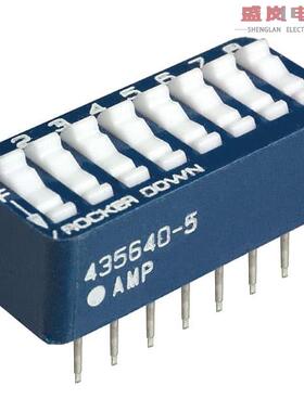 原装正品5435640-5[SWITCH ROCKER DIP SPST 60MA 5V]