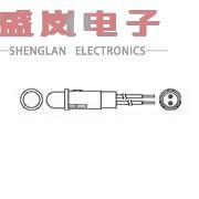 0201 007F LED面板上 原装 GREEN 558 指示器 DIFF 正品