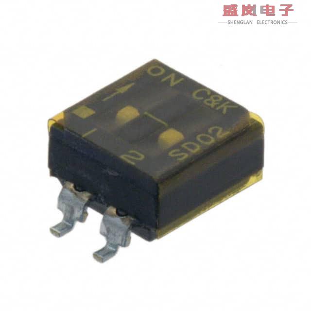 原装正品SD02H0SB[SWITCH SLIDE DIP SPST 100MA 25V]
