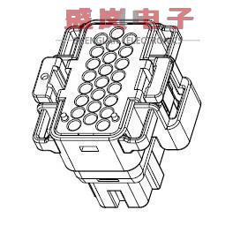 原装正品4-1437287-6[MERTEC 24 W PLUG 130025602402]