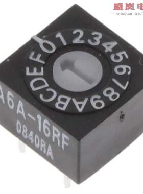 原装正品A6A-16RF[SWITCH ROTARY DIP HEX 100MA 28V]