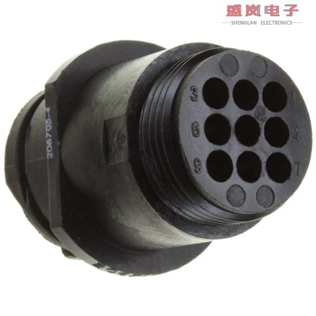 原装正品206705-4[CONN RCPT HSNG MALE 9POS INLINE]