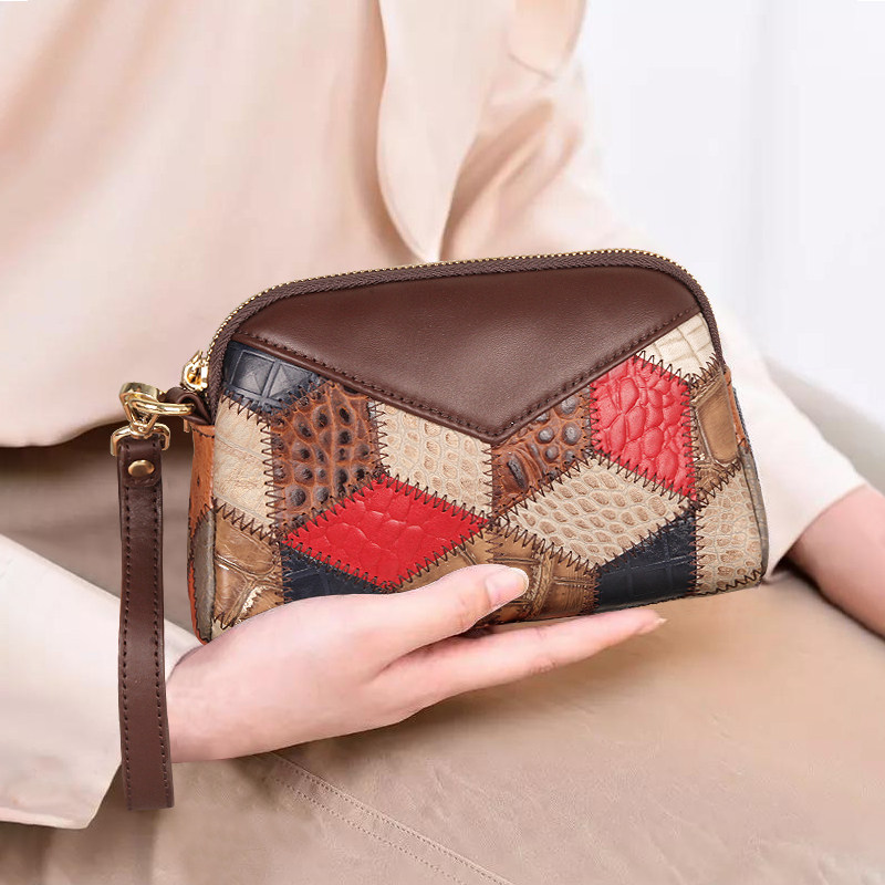 女士手拿包真皮小包包2024时尚新款钱包长款拉链手机包洋气软皮,箱包皮具/热销女包/男包,手拿包,淘宝优惠券,粉丝福利购,淘宝优惠卷