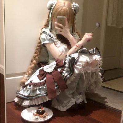【现货掉落】有点巧 西瓜气泡水原创正品洛丽塔中华风少女lolita