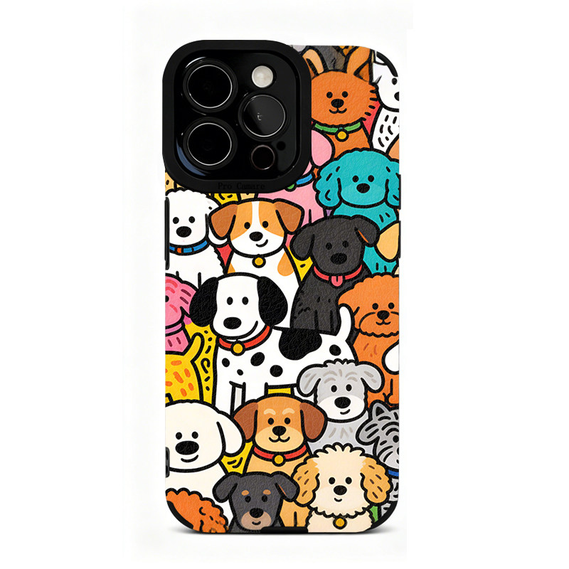 满屏可爱狗狗适用苹果17 16 15 14 13 12 11手机壳华为mate70 60 50 40 30创意p80全包nova14荣耀400防摔软萌,3C数码配件,手机保护套/壳,淘宝优惠券,粉丝福利购,淘宝优惠卷