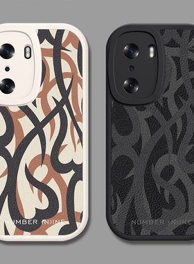 潮牌荆棘情侣适用华为荣耀400 300 90 80 70 60pro 50se x30 20手机壳新款黑色nova14 13 12 11 10 9 8防摔软