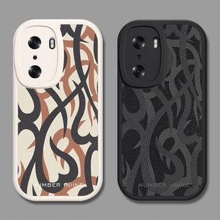 潮牌荆棘情侣适用华为荣耀400 300 90 80 70 60pro 50se x30 20手机壳新款黑色nova14 13 12 11 10 9 8防摔软