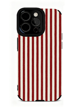 个性红色条纹拼接适用苹果17 16 15 14 13 12 11手机壳xs华为mate70 60 50 40 30创意p80全包nova14荣耀400潮