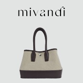 真皮花园包斜挎手提包时尚 mivandi 双生系列2026春夏新款 简约轻奢