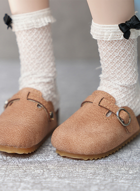 BJD娃鞋 MDD/熊妹/MSD四分勃肯鞋纯色娃鞋拖鞋 现货