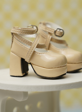 BJD  嘀嗒家四分六分熊妹mdd 兔豆豆 MSD卡肉甜辣高跟鞋 现货