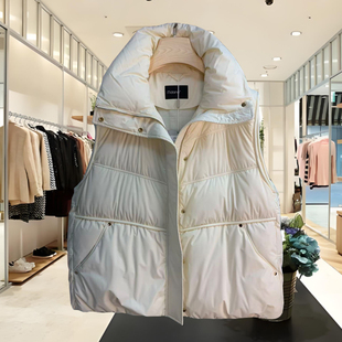 南油高端女装 2025欧货高定款外套女2025鹅绒高端羽绒服马甲