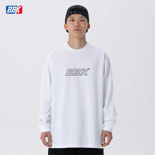 BBK长袖嘻哈重磅小领口
