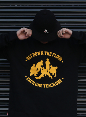 bboy 街舞 宽松t恤 嘻哈 hiphop 圆领popping长袖 滑板 涂鸦运动