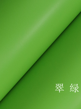 翠绿色不干胶自粘鲜艳墙贴